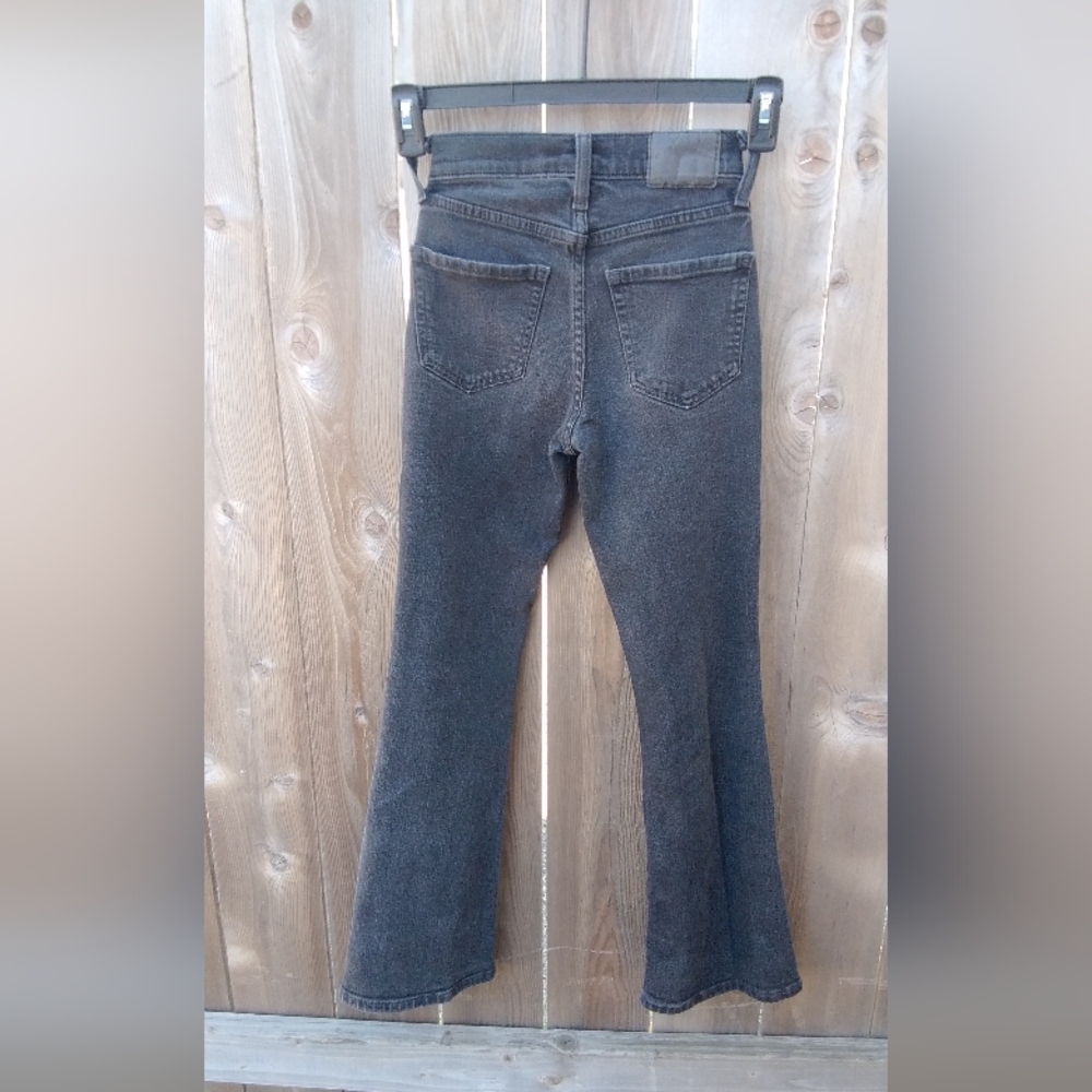 Aeropostale High Rise Flare Black Denim Jean Womens 000/24 Pant